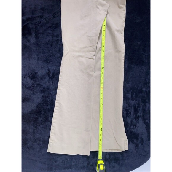 Old Navy Womens Juniors Brown High Rise Pixie Flare Pants Size 0 - Picture 7 of 8